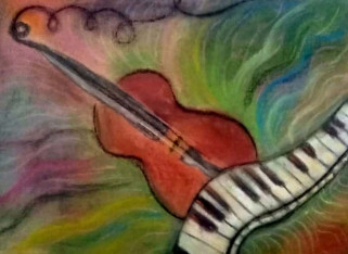Арт-терапия под звуки живой скрипки В MASTERIUM 