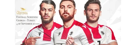 Football Screening at Glarros – Georgia VS Turkey