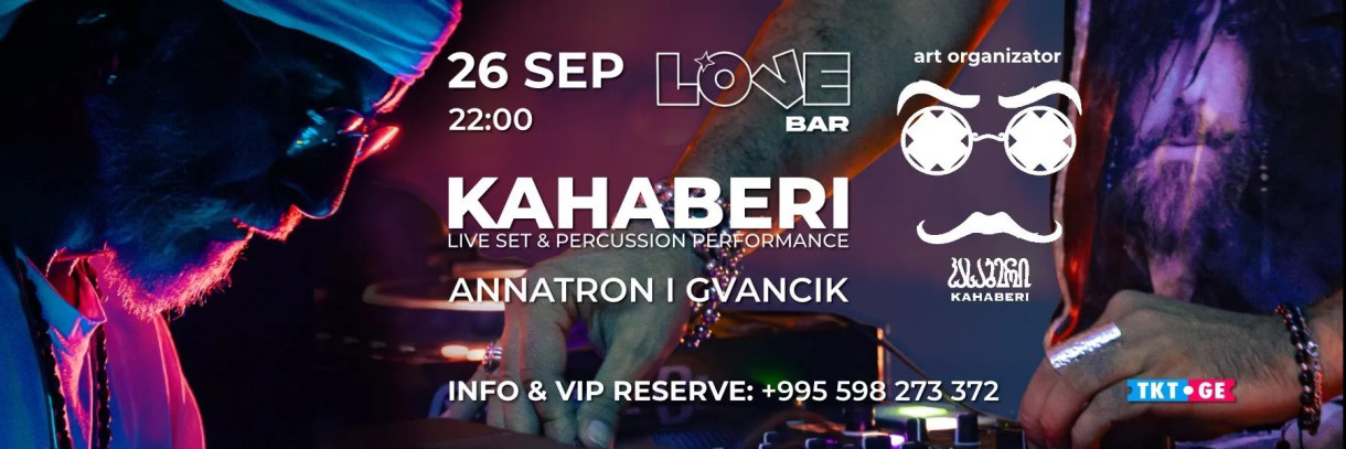KAHABERI in LOVE bar
