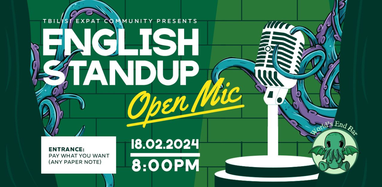 English StandUp Open Mic