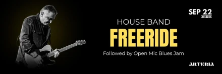 House Band FREERIDE | Followed by Open Mic Blues Jam