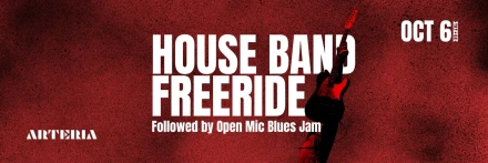 House Band FREERIDE | Followed by Open Mic Blues Jam