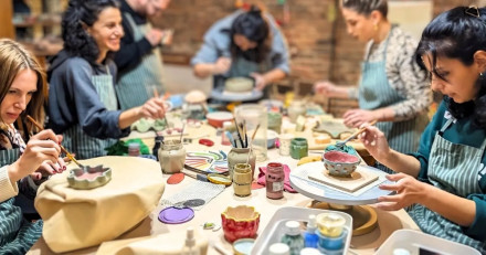 თიხაზე ძერწვის ვორკშოფი