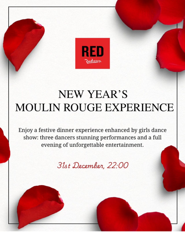 Welcome 2026 with a glamour of Moulin Rouge