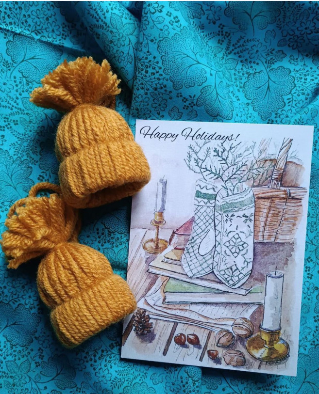 საახალწლო სათამაშოებისა და საჩუქრების დამზადების მასტერკლასი — „ქუდები“