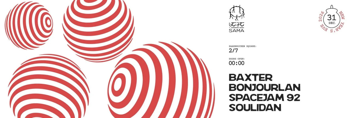 NYE · 31 December at Sama