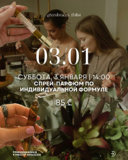 Custom formula spray perfume