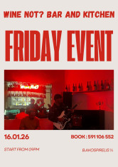 Friday vibe at Wine Not?