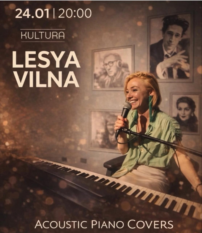 LESYA VILNA “Acoustic Piano Covers” — Kvartirnik at KULTURA