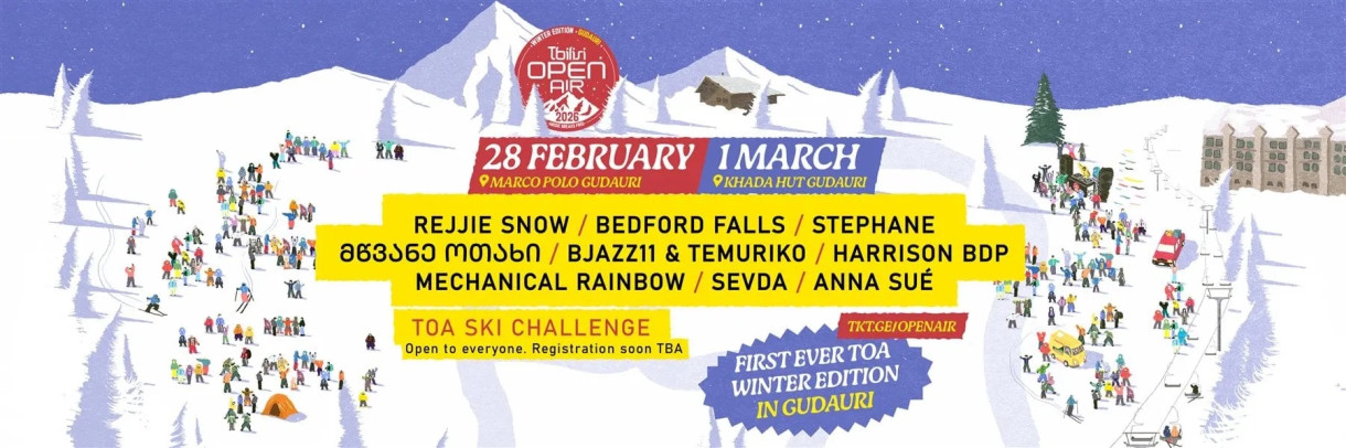 Tbilisi Open Air 2026: Winter Edition in Gudauri