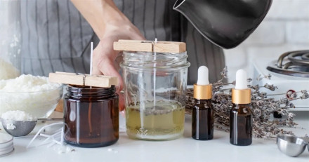 სანთლის დამზადების მასტერკლასი