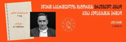ვწერთ საქართველოს ისტორიას — გრაფიკულ ამბად ბუბა კუდავასთან ერთად