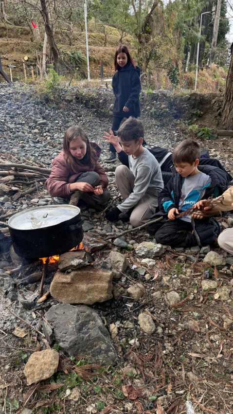 Ночёвка в Лесной школе