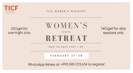 TICF Women’s Spring Retreat: 