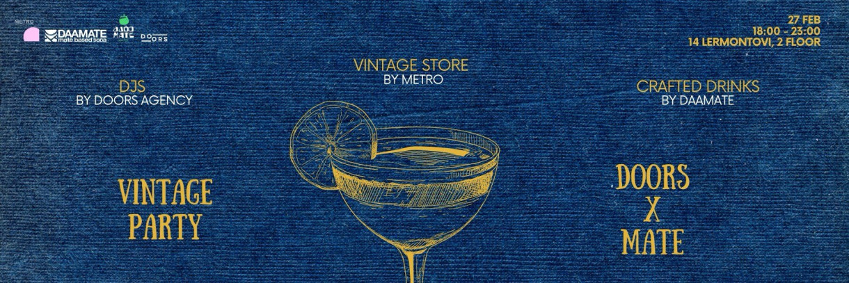 VINTAGE PARTY — DOORS x MATE HOUSE