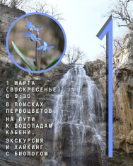 „პირველყვავილების ძიებაში. გზად კაბენის ჩანჩქერებისკენ“ — ექსკურსია და ჰაიკინგი ბიოლოგთან ერთად