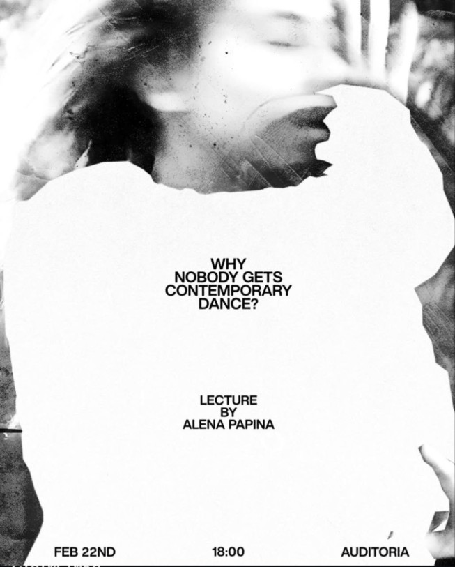 „რატომ ვერ იგებს თანამედროვე ცეკვას თითქმის ვერავინ?“ ალენა პაპინას ლექცია