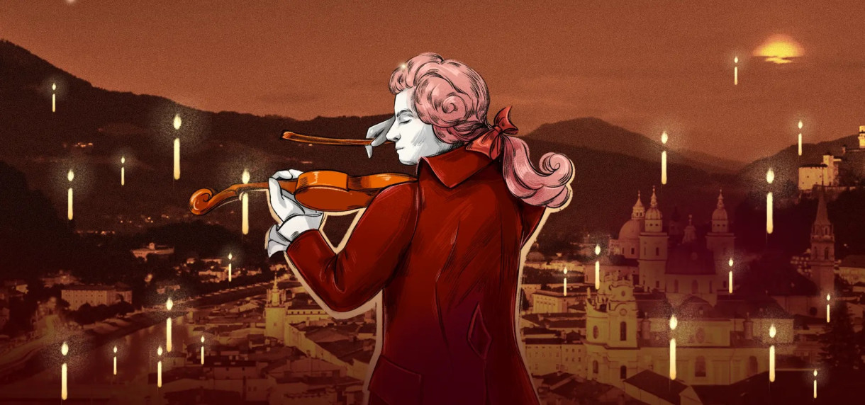 Ვ. Ა. ᲛᲝᲪᲐᲠᲢᲘ. „ᲛᲪᲘᲠᲔ ᲦᲐᲛᲘᲡ ᲡᲔᲠᲔᲜᲐᲓᲐ“ ᲡᲐᲜᲗᲚᲘᲡ ᲨᲣᲥᲖᲔ. MYSTERY ENSEMBLE