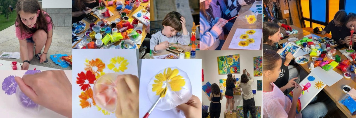 “Flowers for Mom!” — Plastic Bag Painting Workshop at Mziuri Park