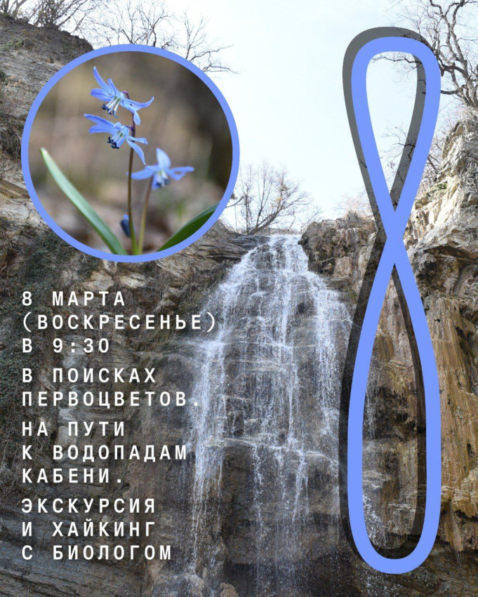 „პირველყვავილათა ძიებაში. კაბენის ჩანჩქერების გზაზე“ — ექსკურსია და ლაშქრობა ბიოლოგთან ერთად