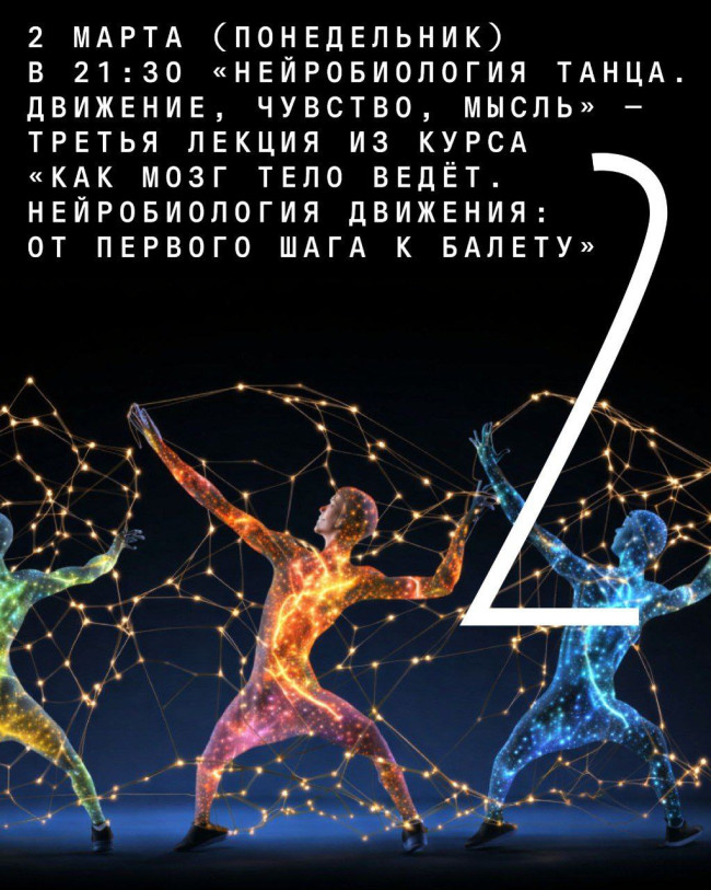 „ცეკვის ნეირობიოლოგია. მოძრაობა, შეგრძნება, აზრი“ სერგეი ლოპატინის კურსის მესამე ლექცია „როგორ მართავს ტვინი სხეულს. მოძრაობის ნეირობიოლოგია: პირველი ნაბიჯიდან ბალეტამდე