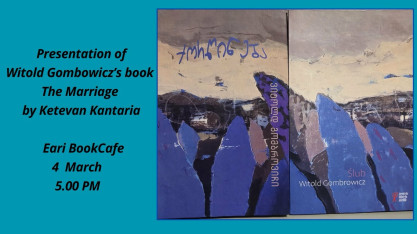Presentation of Witold Gombrowicz's book The Marriage by Ketevan Kantaria