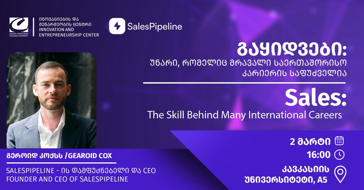 Sales: The skill behind many international careers