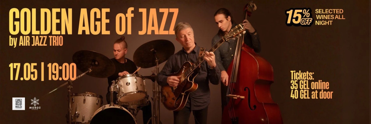 The Golden Age of Jazz with AIR Jazz Trio at Nilo