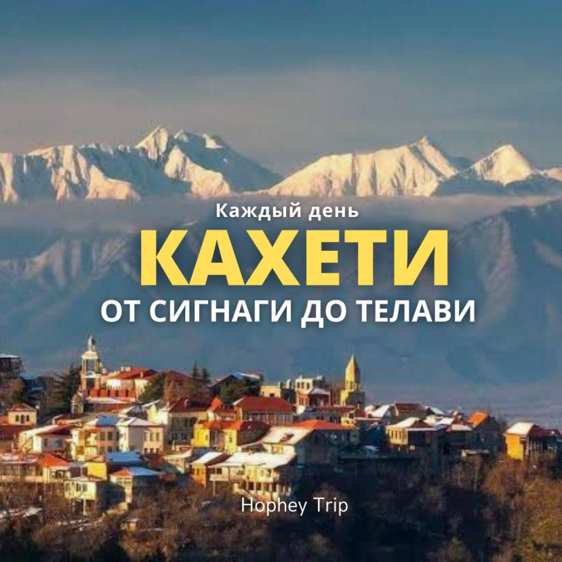 КАХЕТИ. ОТ СИГНАГИ ДО ТЕЛАВИ HOPHEY TRIP