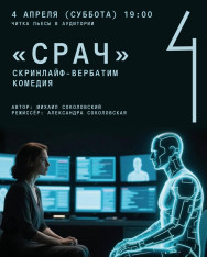 სქრინლაიფ-ვერბატიმ კომედია. პიესის კითხვა.