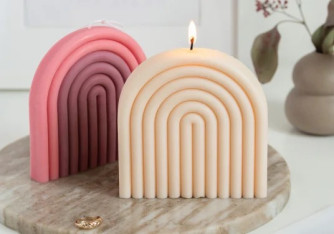 ხელნაკეთი სანთლები დიზაინითა და არომატით თქვენი არჩევანით