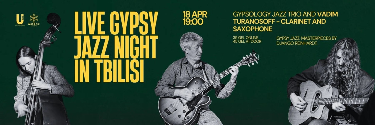Live Gypsy Jazz Night in Tbilisi at UHab