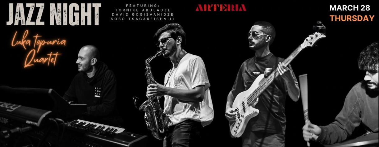 Jazz Night Luka Topuria Quartet