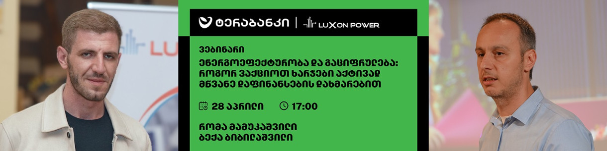 ენერგოეფექტურობა და გაციფრულება: როგორ ვაქციოთ ხარჯები აქტივად მწვანე დაფინანსების დახმარებით