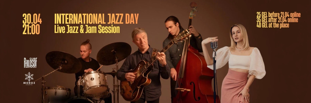 International Jazz Day in Tbilisi — Live Jazz & Jam Session