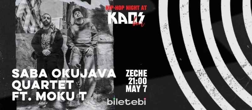 MOKU T x SABA OKUJAVA QUARTET, “HIP-HOP NIGHT”