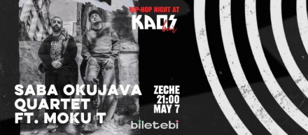 MOKU T x SABA OKUJAVA QUARTET, “HIP-HOP NIGHT”