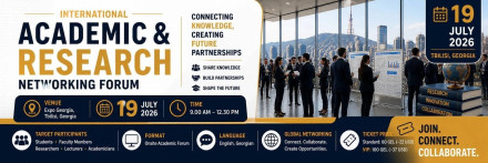 Tbilisi International Academic & Research Networking Forum 2026