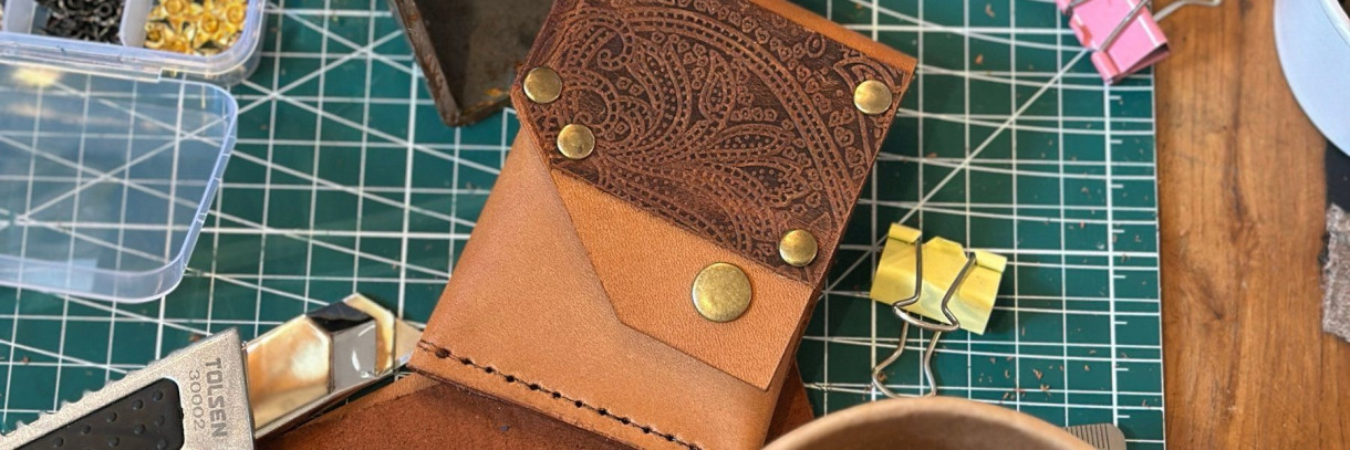 ტყავის საფულის დამზადების ვორქშოფი