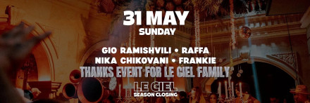 May 31 — An Unforgettable Night at Le Ciel