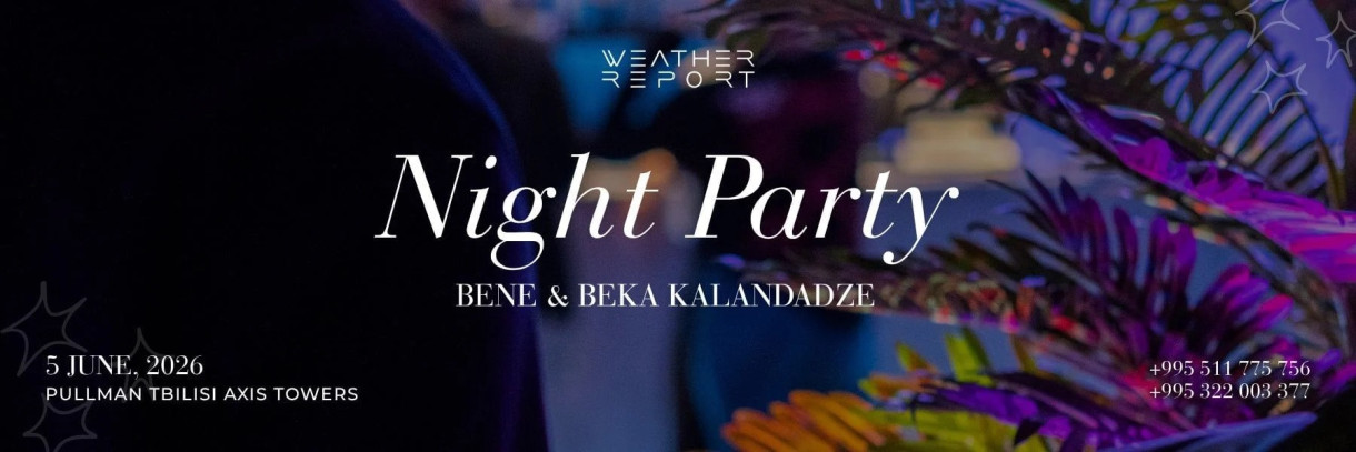 NIGHT PARTY თბილისის ყველაზე მაღალ ბარში