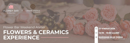 Flower Bar Weekend Workshop - Flowers & Ceramics Experience