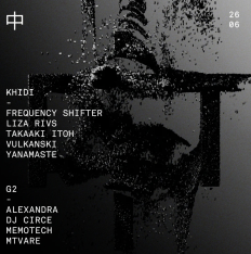 FREQUENCY SHIFTER | LIZA RIVS | TAKAAKI ITOH | VULKANSKI | YANAMASTE