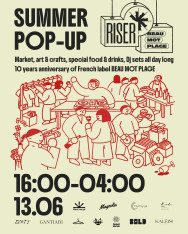 SUMMER POP-UP AT RISER, ZECHE