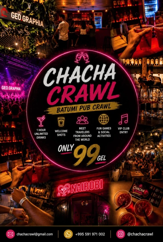 Chacha Crawl Batumi Pub Crawl