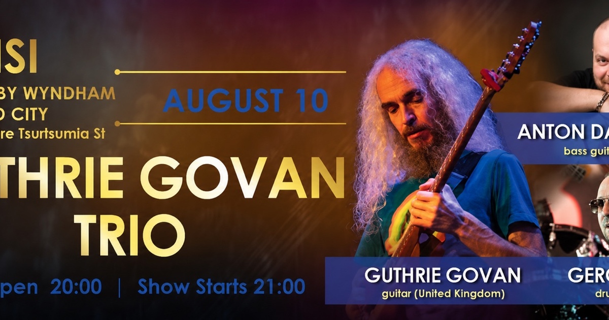 Guthrie Govan Trio in Tbilisi