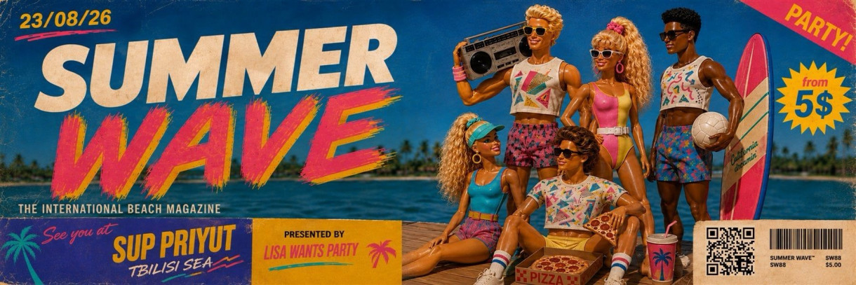 SUMMER WAVE — წვეულება თბილისის ზღვის სანაპიროზე