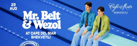 CAFE DEL MAR INVITES MR. BELT & WEZOL