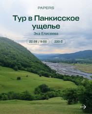 Тур в Панкисское ущелье