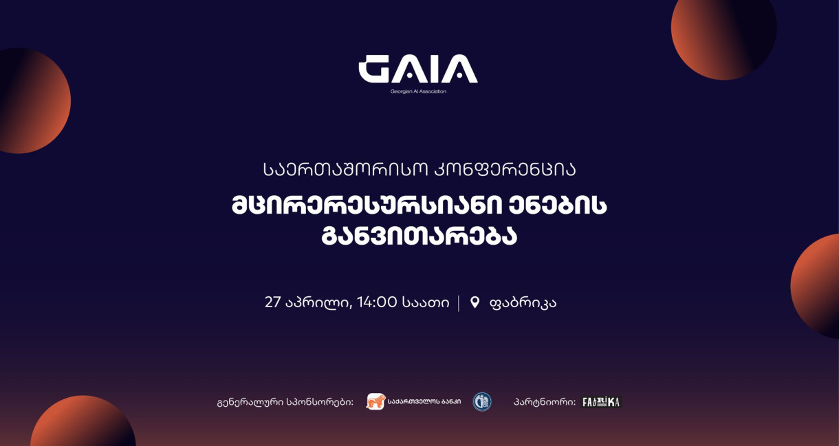 მცირერესურსიანი ენების განვითარება: საერთაშორისო კონფერენცია